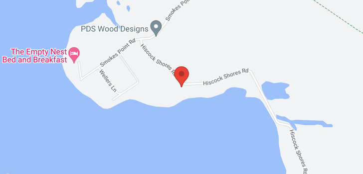 map of 80 HISCOCK SHORES ROAD
